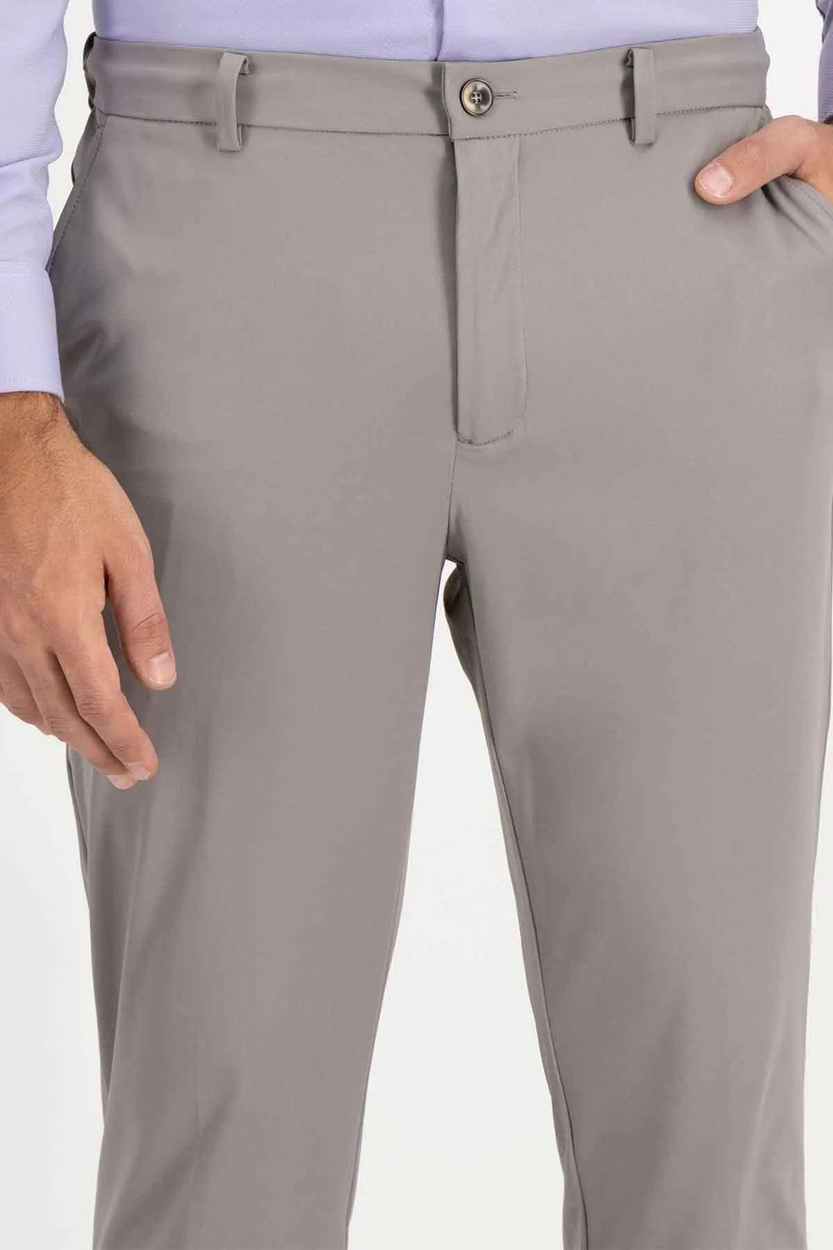 Pantalón Separate Roberts Red Gris Perla Slim Fit