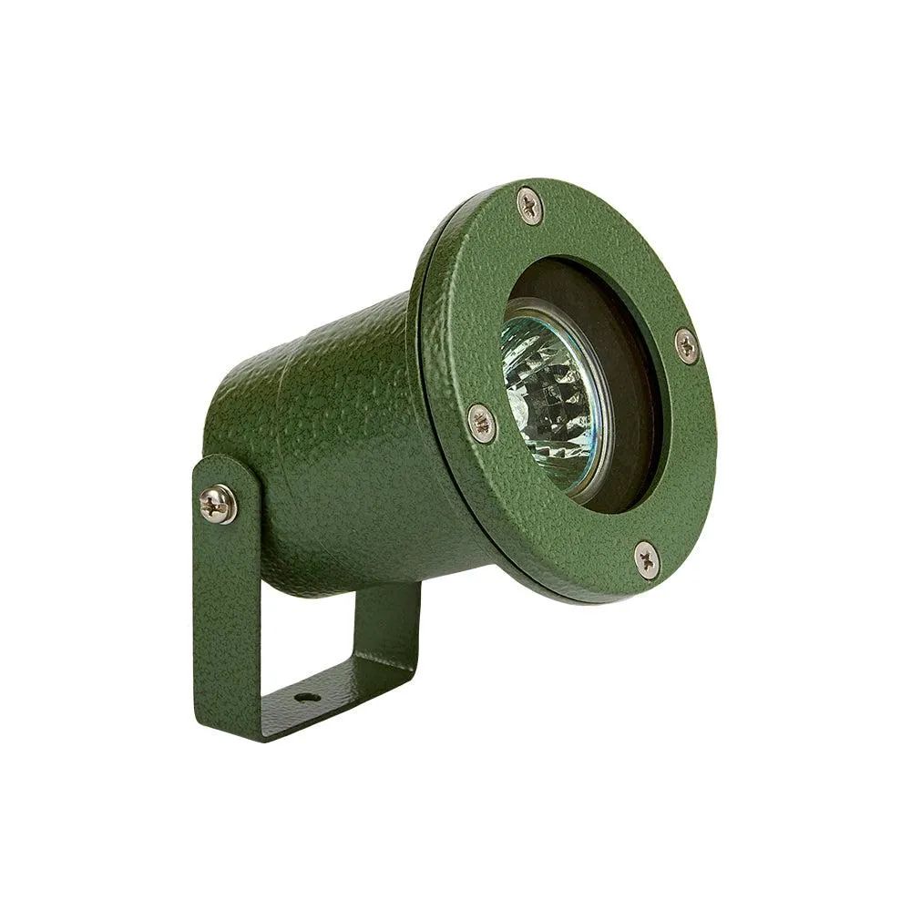 Lámpara de exterior sumergible de baja profundidad, Luz suave cálida, 50 W, 12 Volts, Base GX5.3