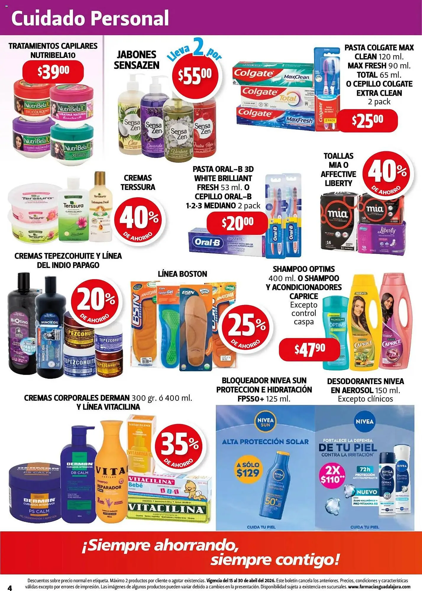 Catálogo de Folleto Farmacias Guadalajara 15 de abril al 1 de mayo 2026 - Pagina 4