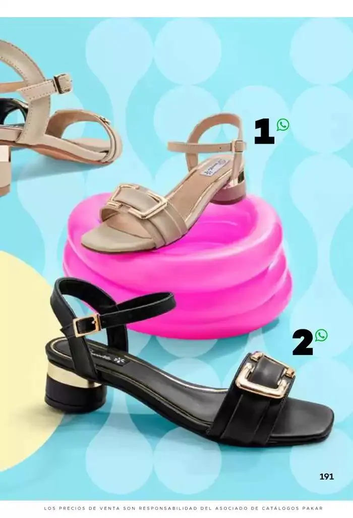 Catálogo de Pakar Sandalia 31 de enero al 31 de mayo 2025 - Pagina 191