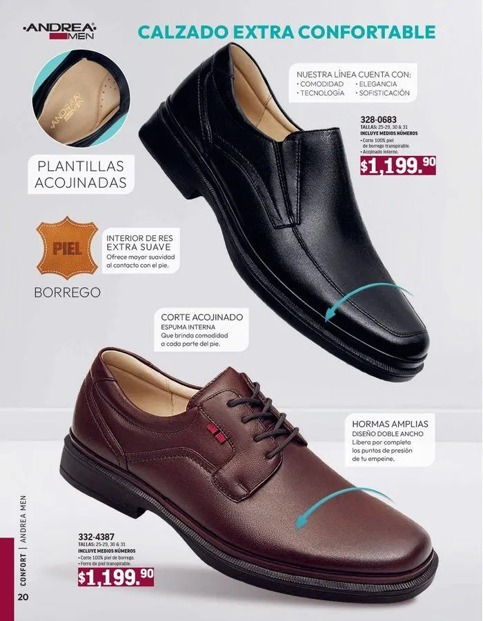 Catálogo de ANDREA - CALZADO CABALLERO 26 de agosto al 25 de enero 2025 - Pagina 107