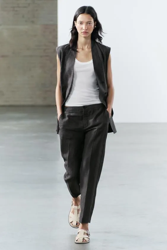 PANTALÓN RECTO LAVADO ZW COLLECTION