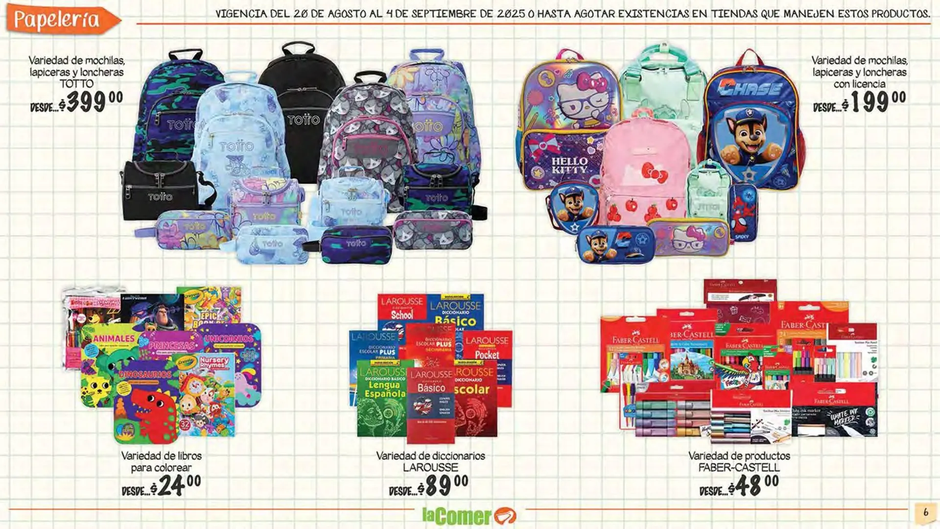 Catálogo de Catálogo La Comer 20 de agosto al 4 de septiembre 2025 - Pagina 6