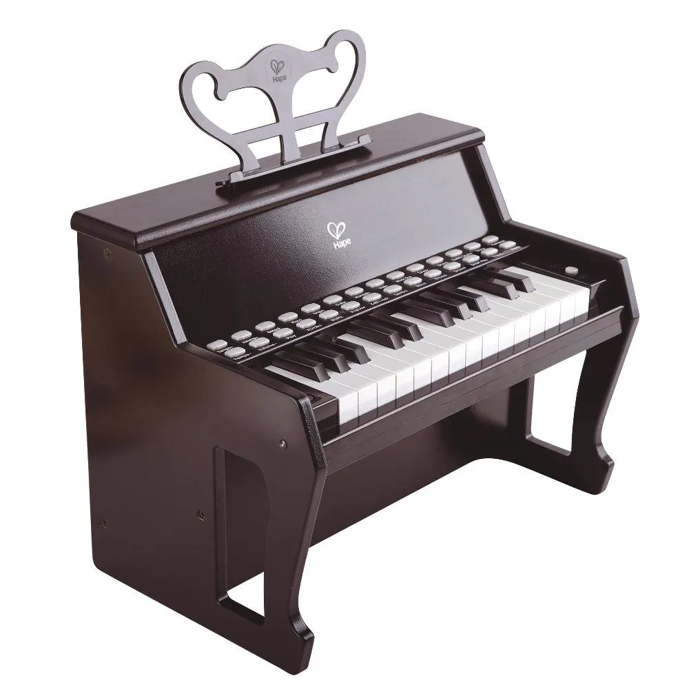 Piano Negro con Luces