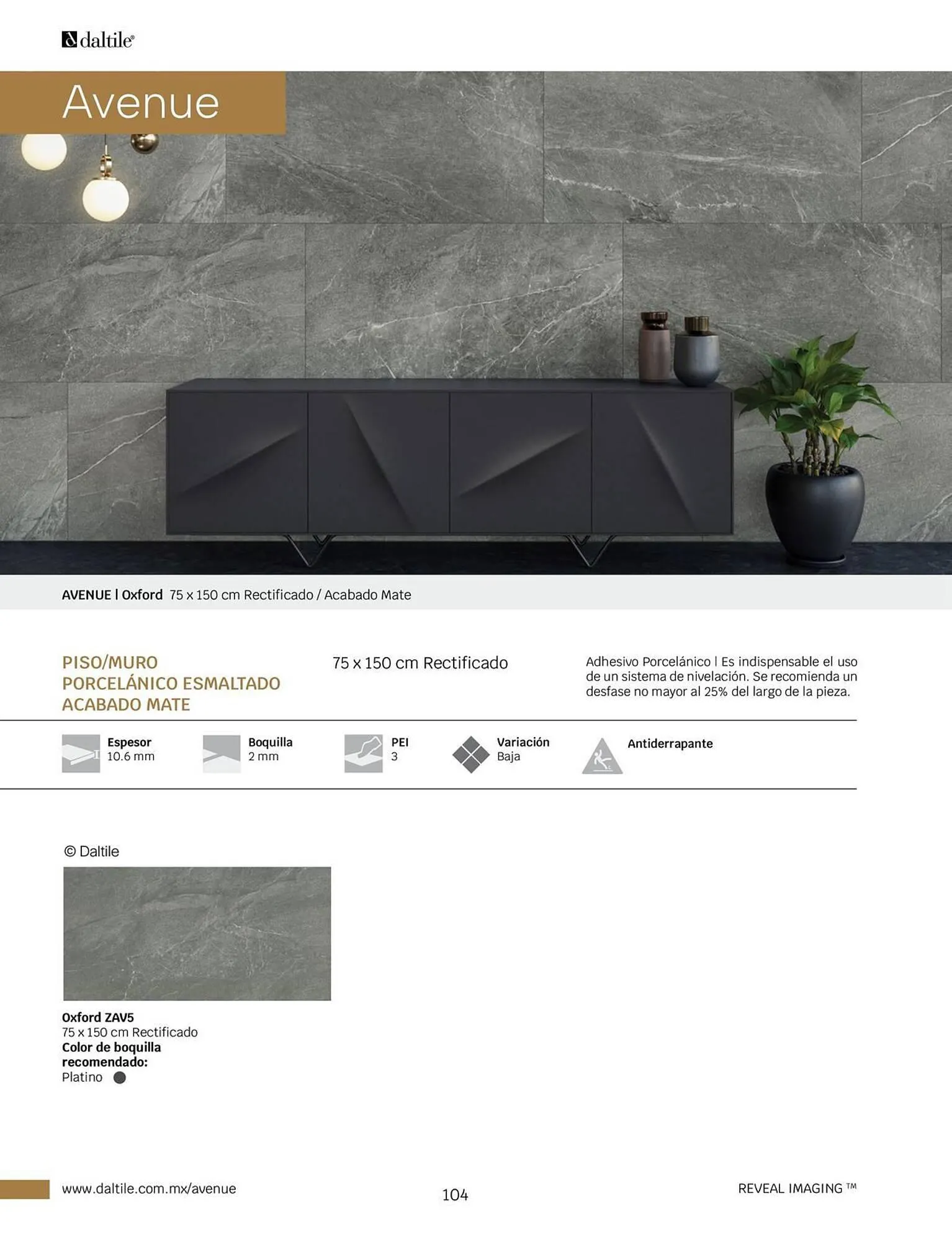 Catálogo de Catálogo Daltile 1 de enero al 31 de diciembre 2024 - Pagina 104