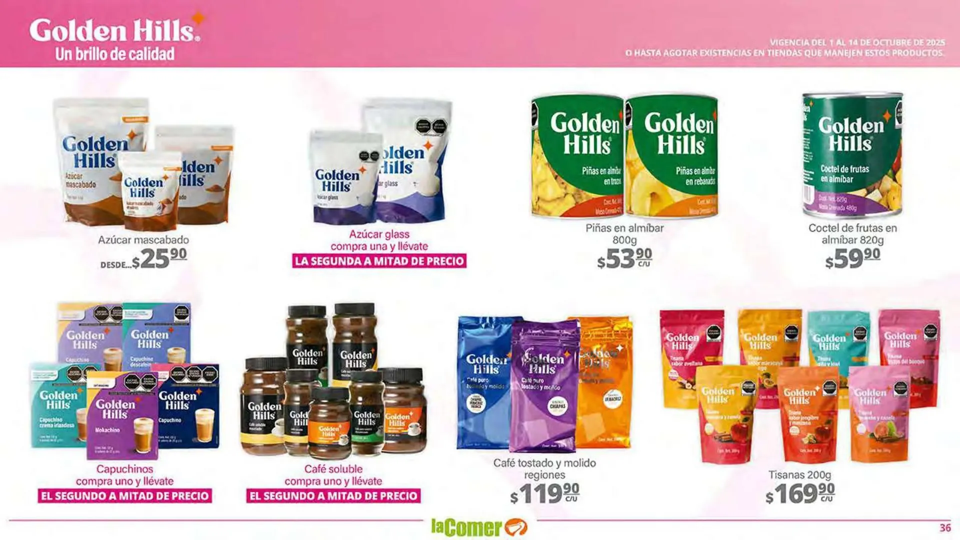 Catálogo de Folleto La Comer 1 de octubre al 14 de octubre 2025 - Pagina 36