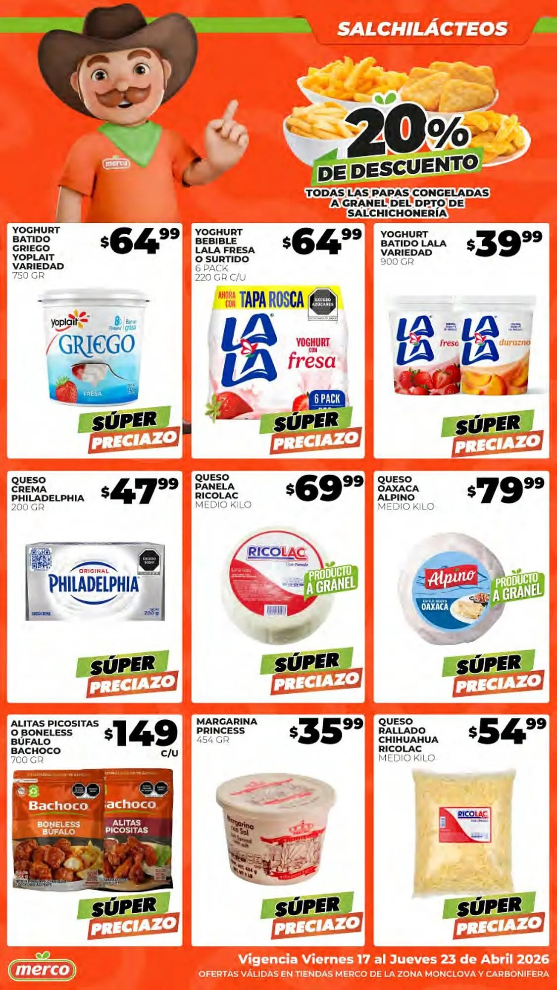 Catálogo de Folleto Merco 17 de abril al 23 de abril 2026 - Pagina 17