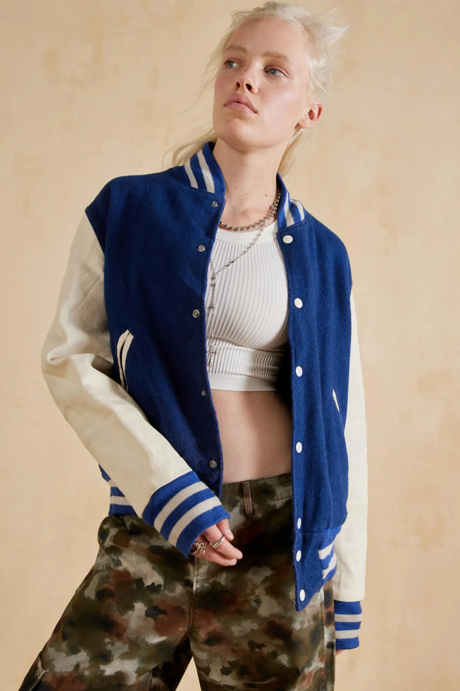Urban Renewal Vintage Varsity Jacket