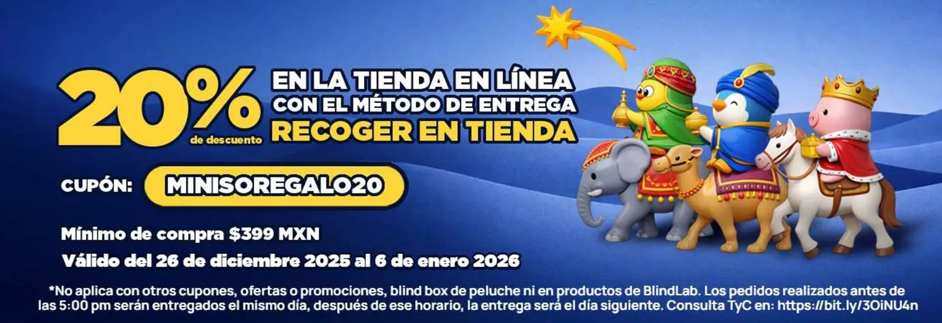 Catálogo de Catálogo Miniso 30 de diciembre al 6 de enero 2026 - Pagina 1