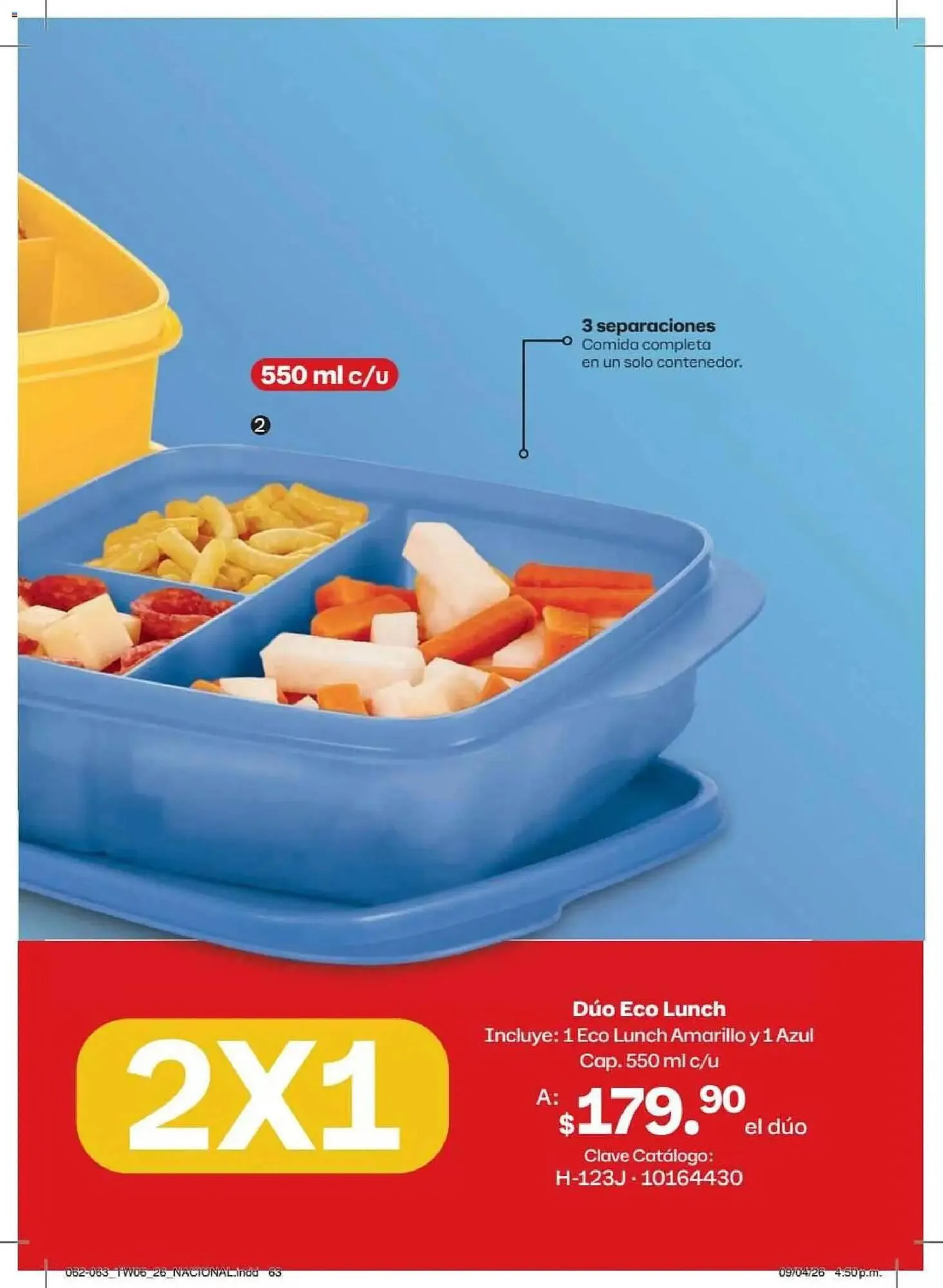 Catálogo de Catálogo Tupperware 18 de mayo al 14 de junio 2026 - Pagina 63