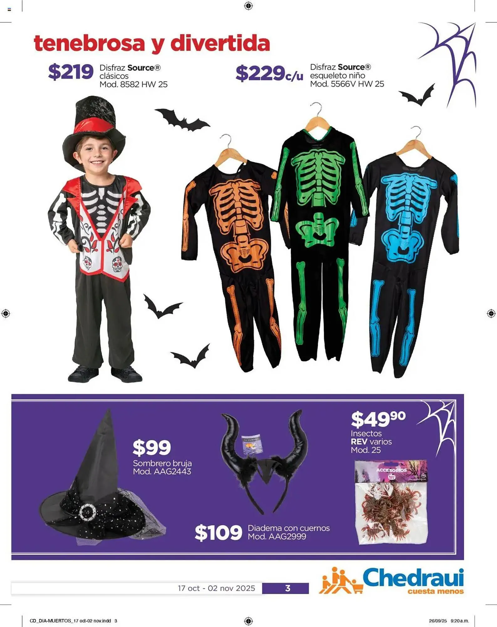 Catálogo de Folleto Chedraui 17 de octubre al 2 de noviembre 2025 - Pagina 3