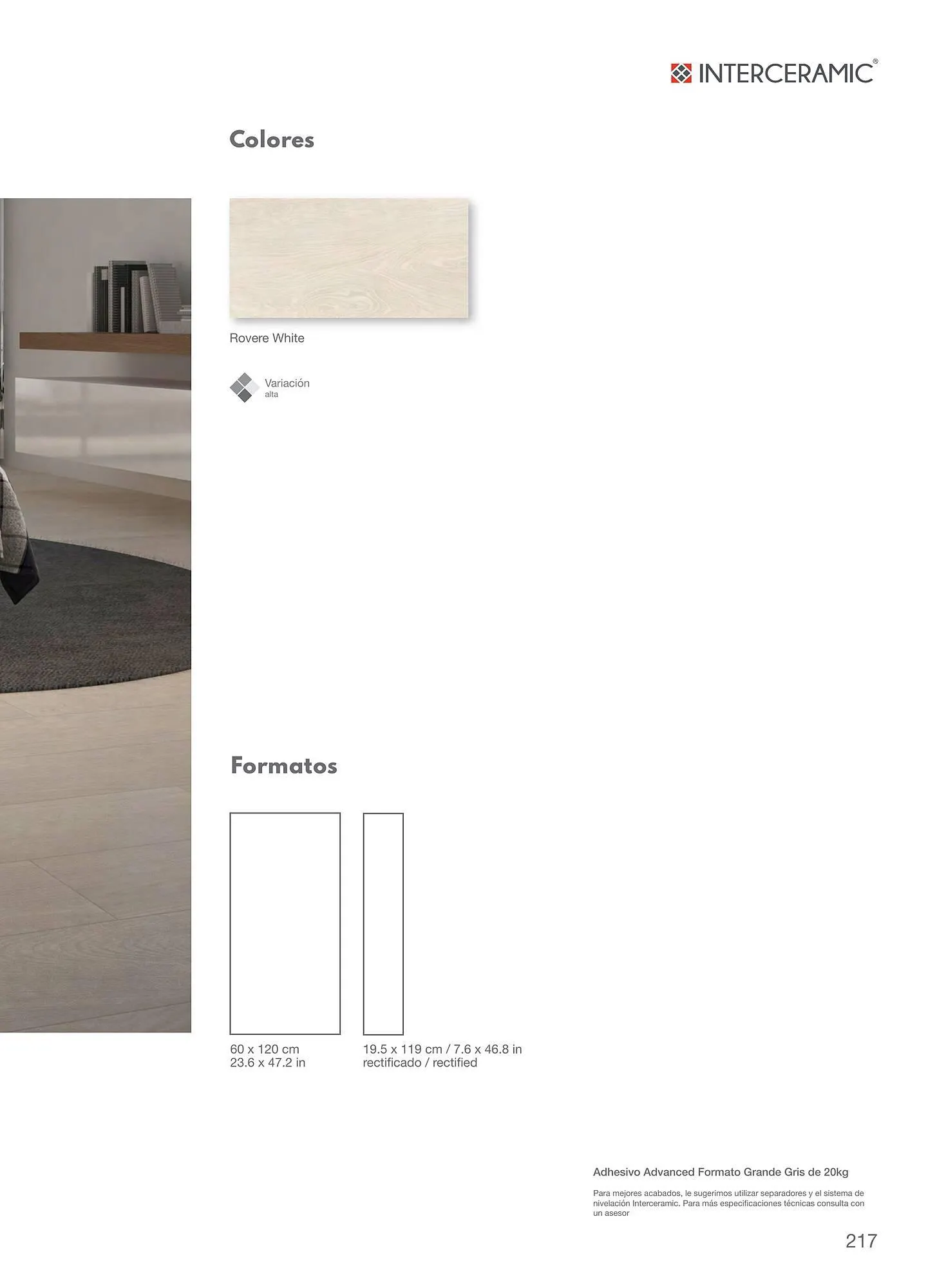 Catálogo de Catálogo Interceramic 12 de marzo al 31 de diciembre 2024 - Pagina 217