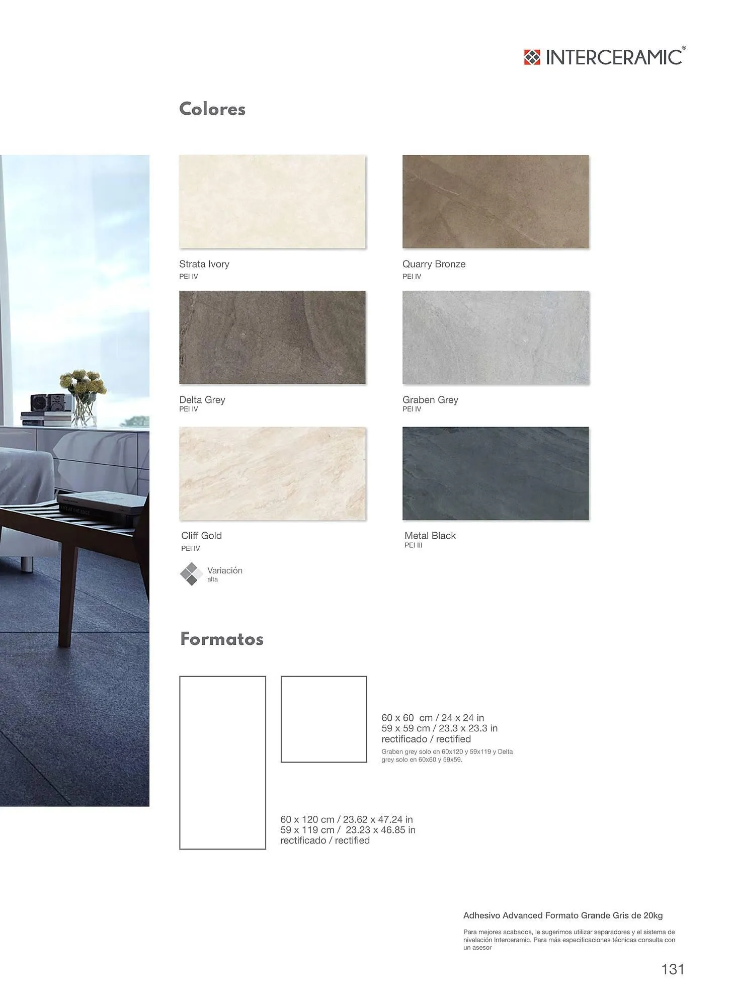 Catálogo de Catálogo Interceramic 12 de marzo al 31 de diciembre 2024 - Pagina 131