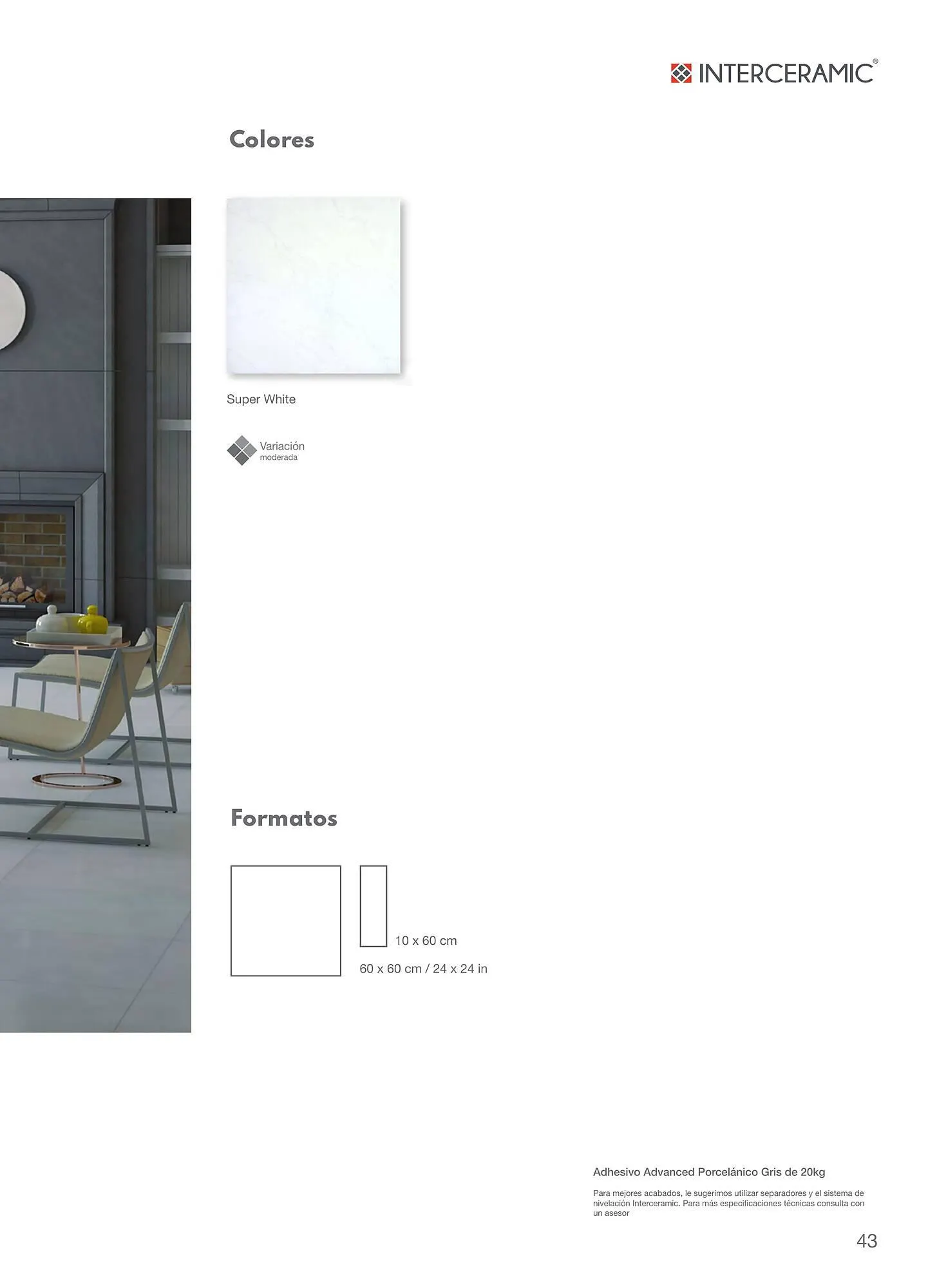 Catálogo de Catálogo Interceramic 12 de marzo al 31 de diciembre 2024 - Pagina 43