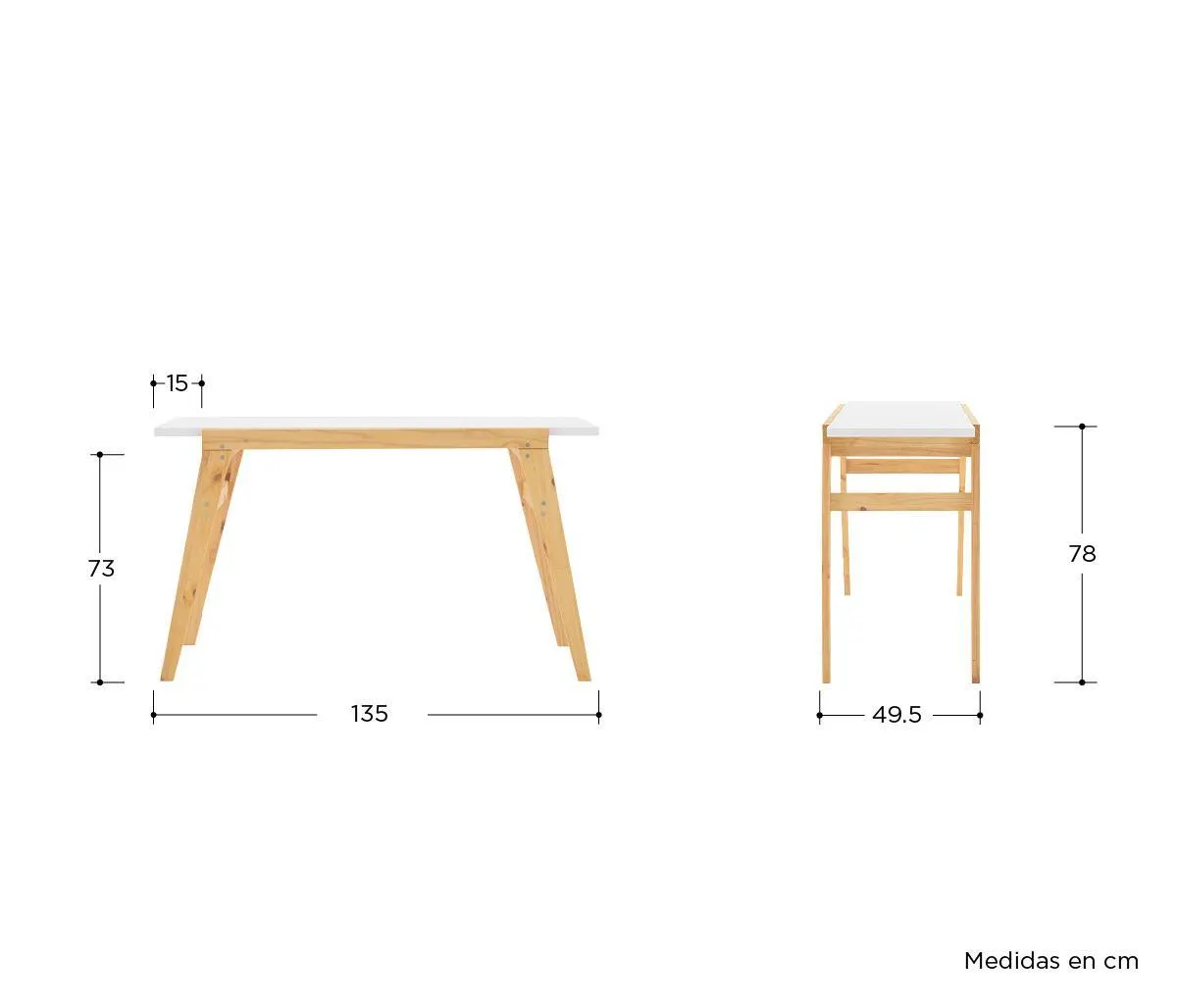 Escritorio Tejar - Blanco