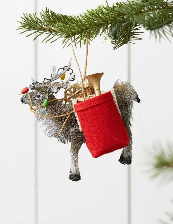 Ornamento Bottlebrush Reindeer