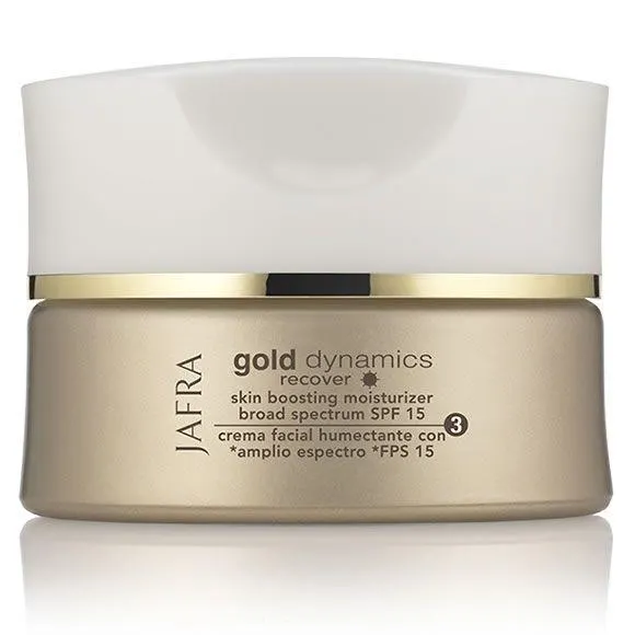 JAFRA Gold Dynamics Crema Facial Humectante con *Amplio Espectro *FPS 15