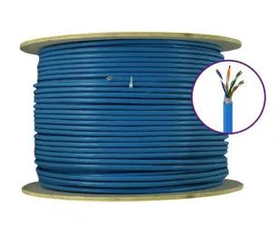 Enson Bobina de Cable Ethernet Cat6, UTP, 305 Metros