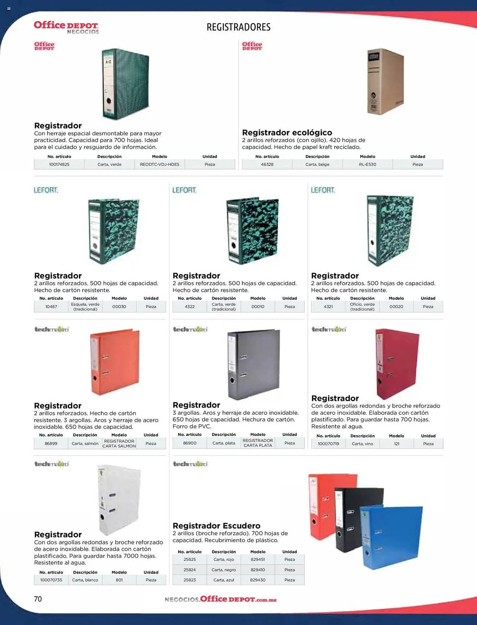 Catálogo de Catálogo Office Depot 9 de enero al 31 de diciembre 2025 - Pagina 72