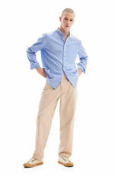 Camisa popelín patchwork