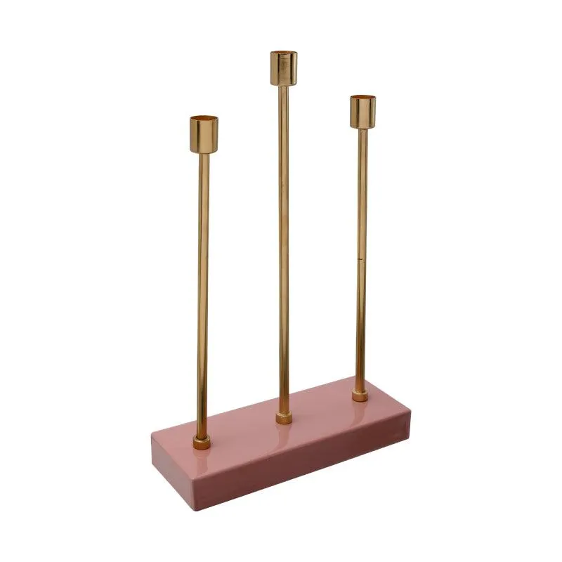 Candelabro Rivoli Rosa