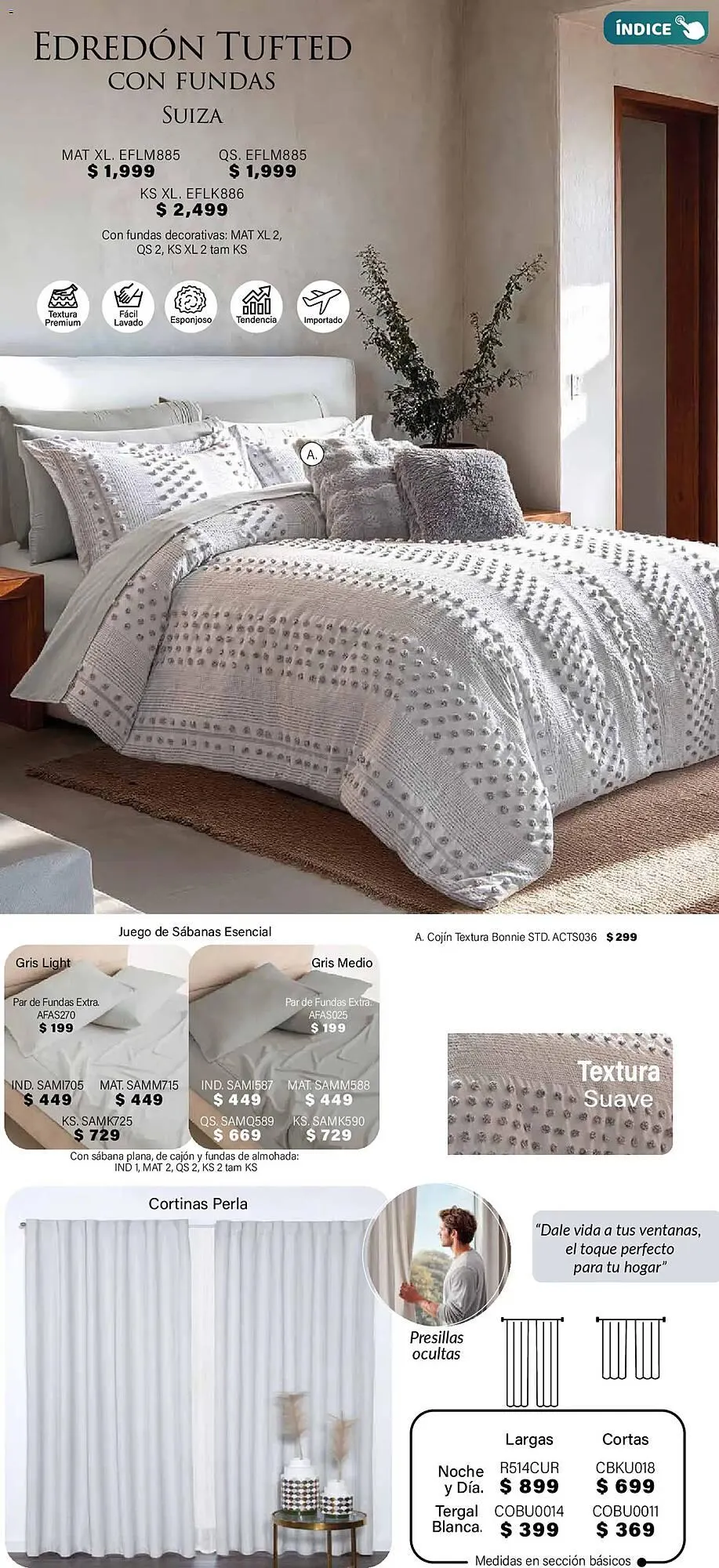Catálogo de Catálogo Colchas Concord 1 de noviembre al 1 de febrero 2026 - Pagina 139