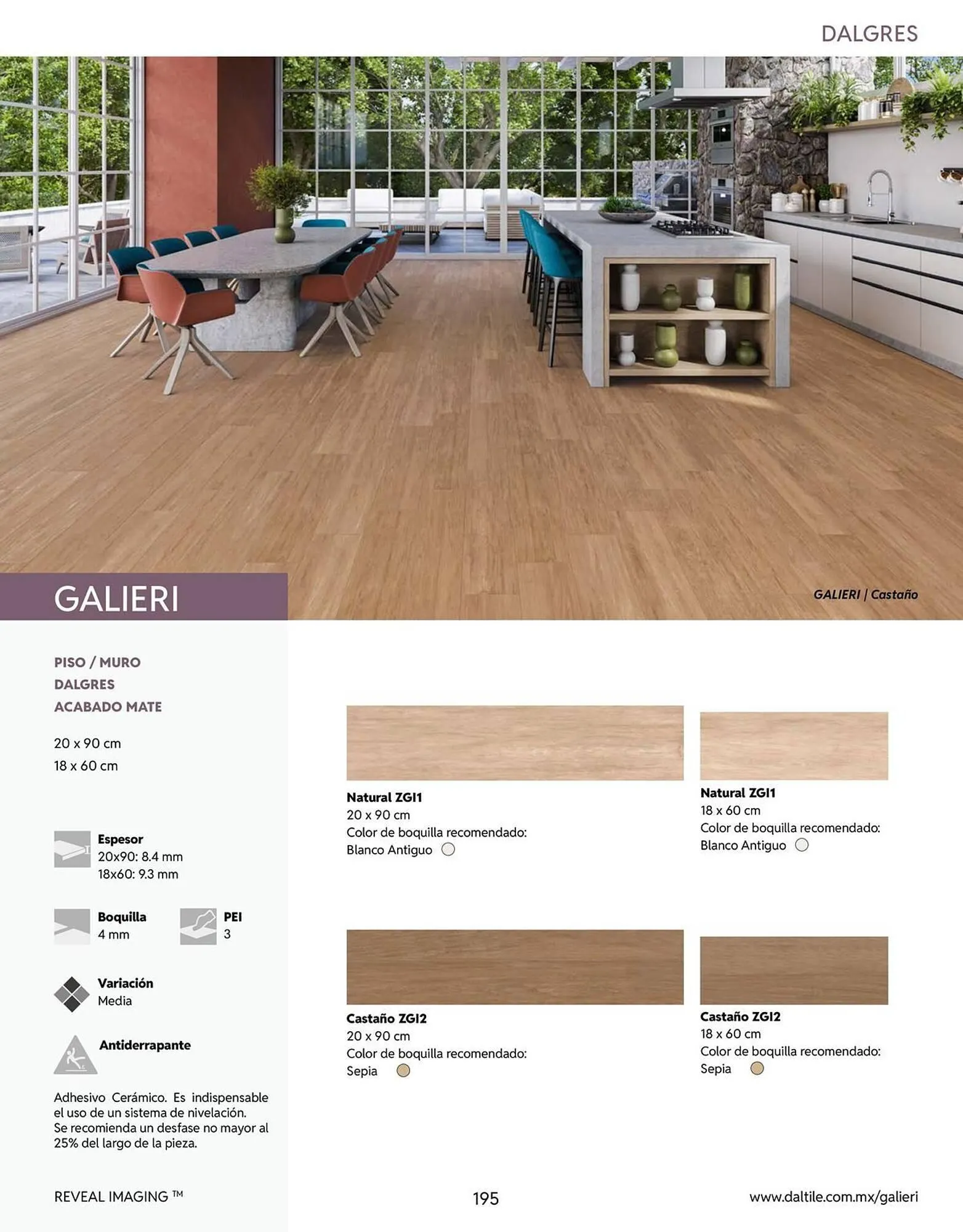 Catálogo de Catálogo Daltile 13 de enero al 31 de diciembre 2026 - Pagina 195
