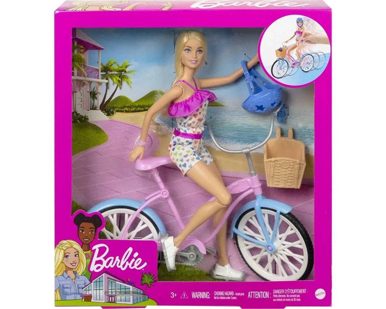Barbie Bicicleta con Muñeca HBY28
