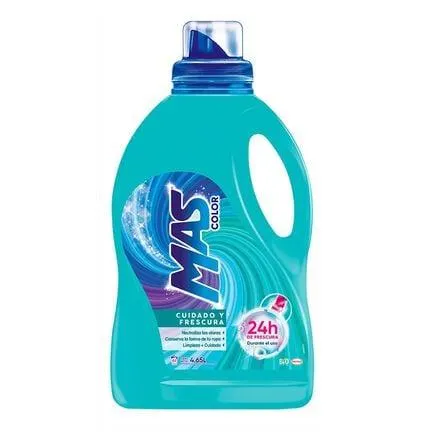 Detergente líquido Mas Cuidado y frescura 4.65Lt