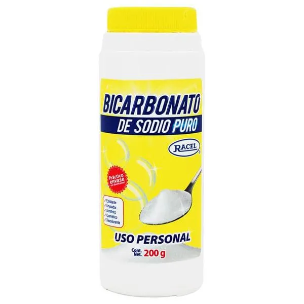 Bicarbonato Racel de sodio cilindro 200 g