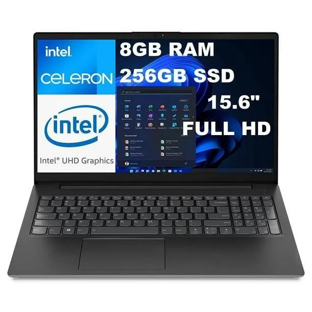 Laptop Lenovo V15 Intel Celeron 8GB RAM 256GB SSD