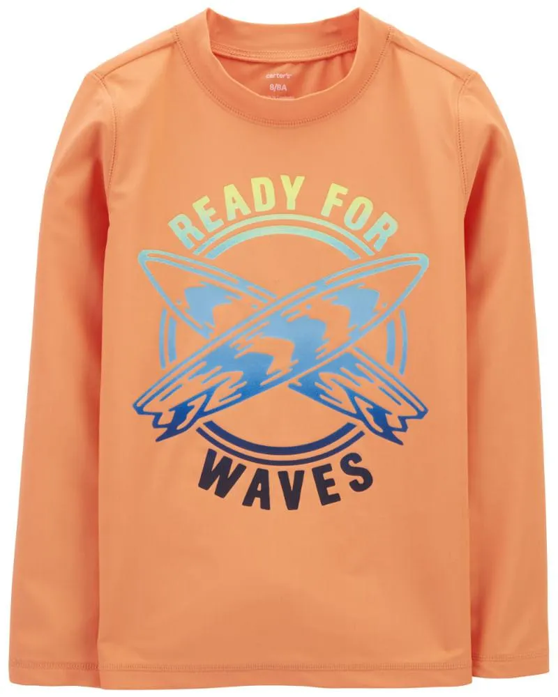Camiseta De Baño Con Licra "Ready For Waves" Carter's