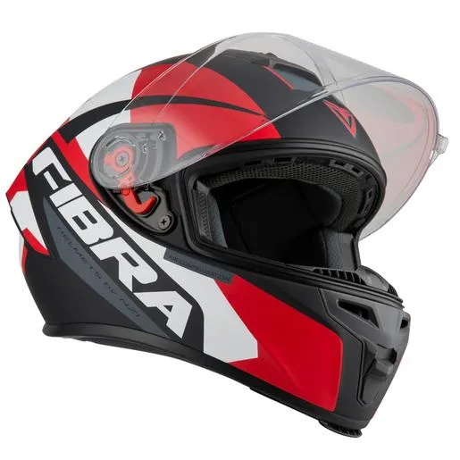 CASCO FIBRA GLOBAL M NEGRO ROJO
