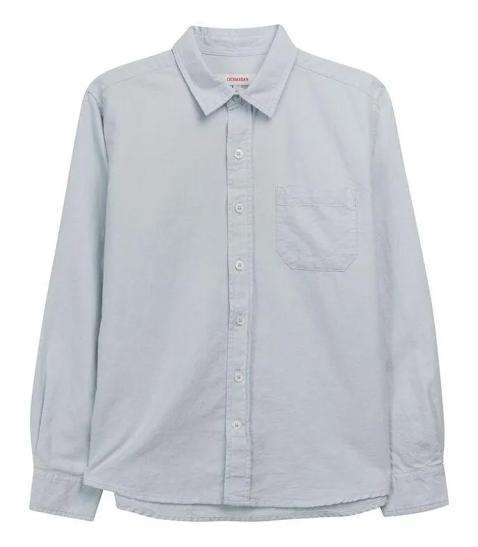 Camisa jaspeada manga larga Niño