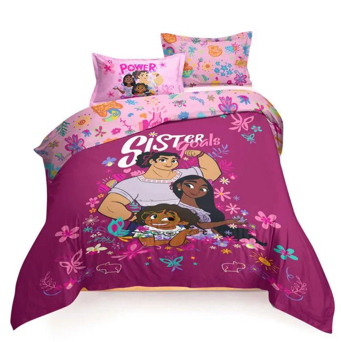 SET DE EDREDÓN MATRIMONIAL GIRLS ENCANTO