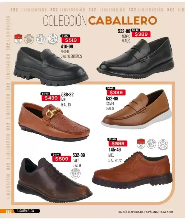 Catálogo de Catálogo Cklass Liquidación Calzado 2025 México 31 de marzo al 31 de agosto 2025 - Pagina 184