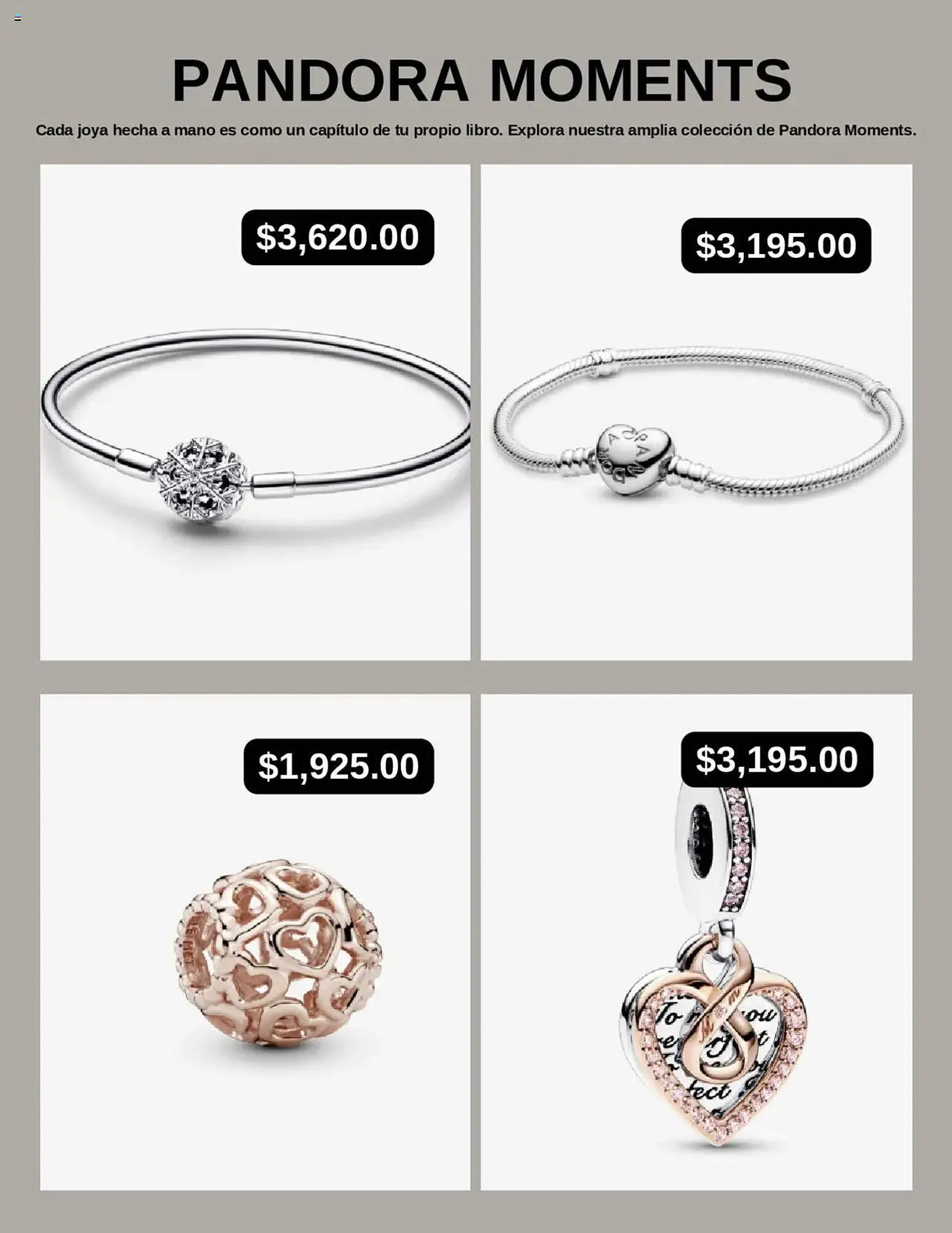 Catálogo de Catálogo Pandora 20 de marzo al 19 de abril 2025 - Pagina 2