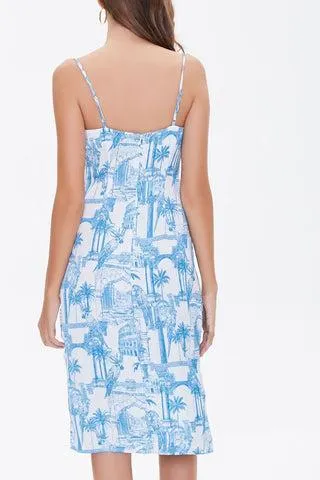 VESTIDO ESTAMPADO TIRANTES SPAGUETTI