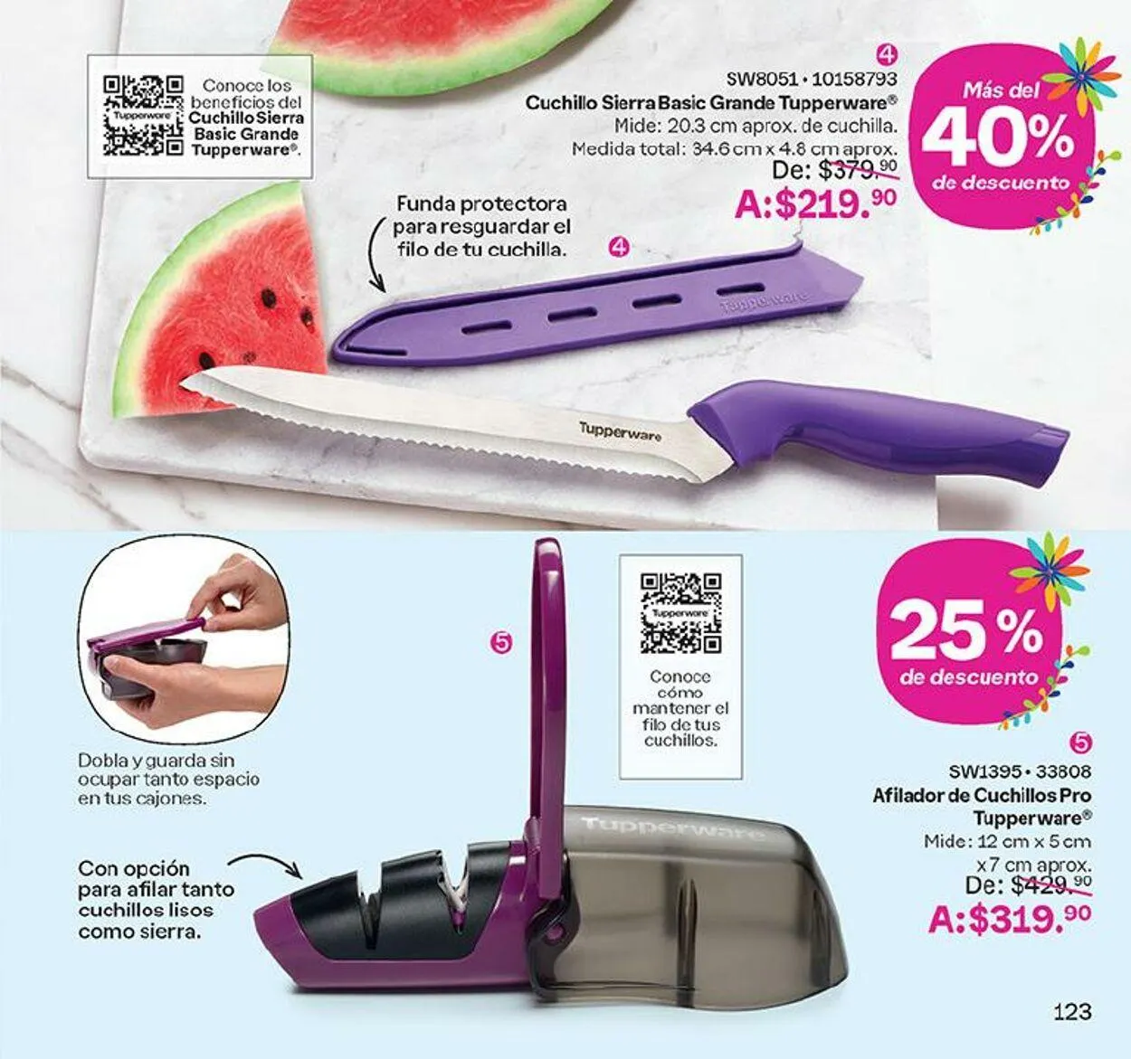 Catálogo de Tupperware 4 de septiembre al 16 de septiembre 2024 - Pagina 123