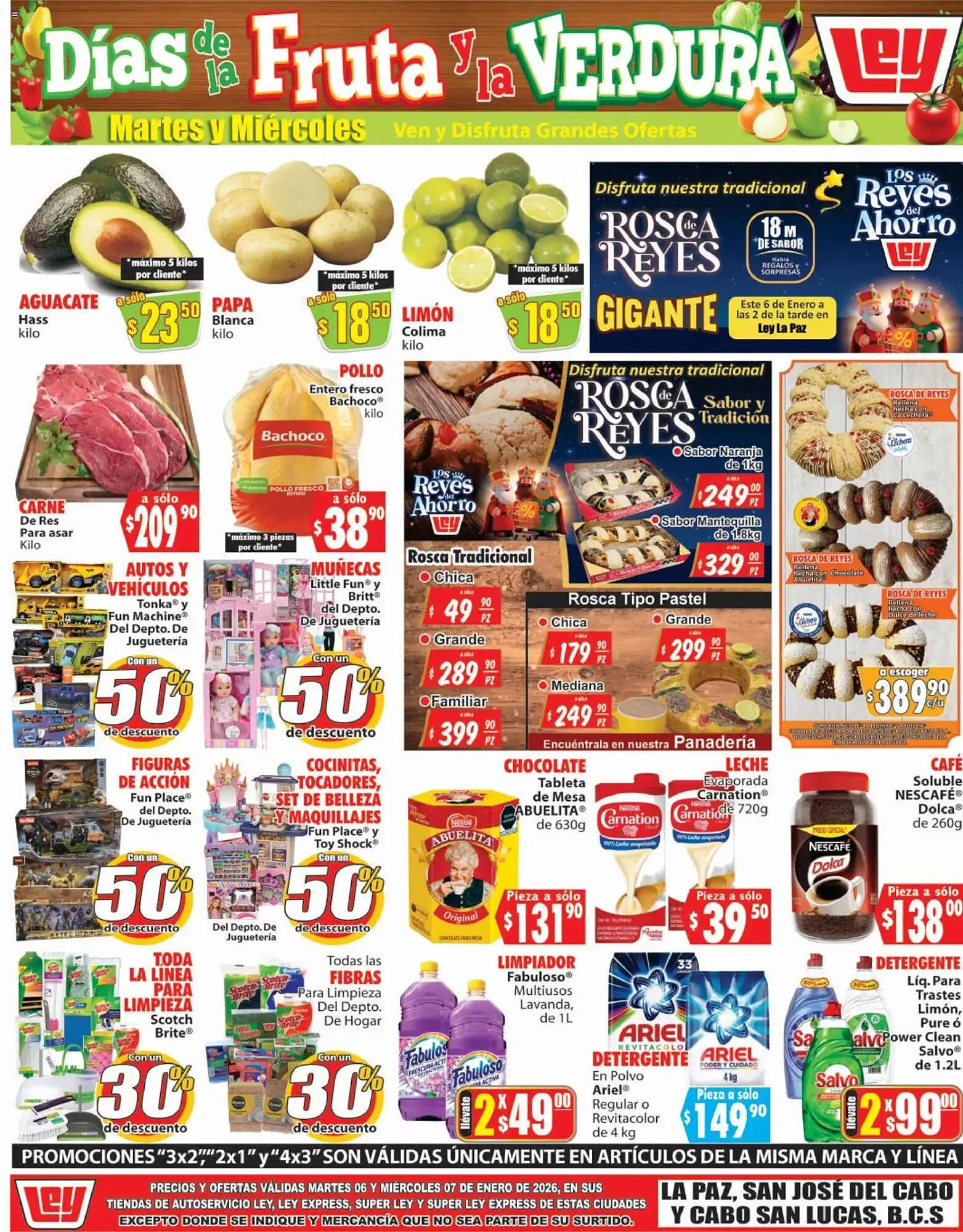 Catálogo de Folleto Casa Ley 6 de enero al 7 de enero 2026 - Pagina 1