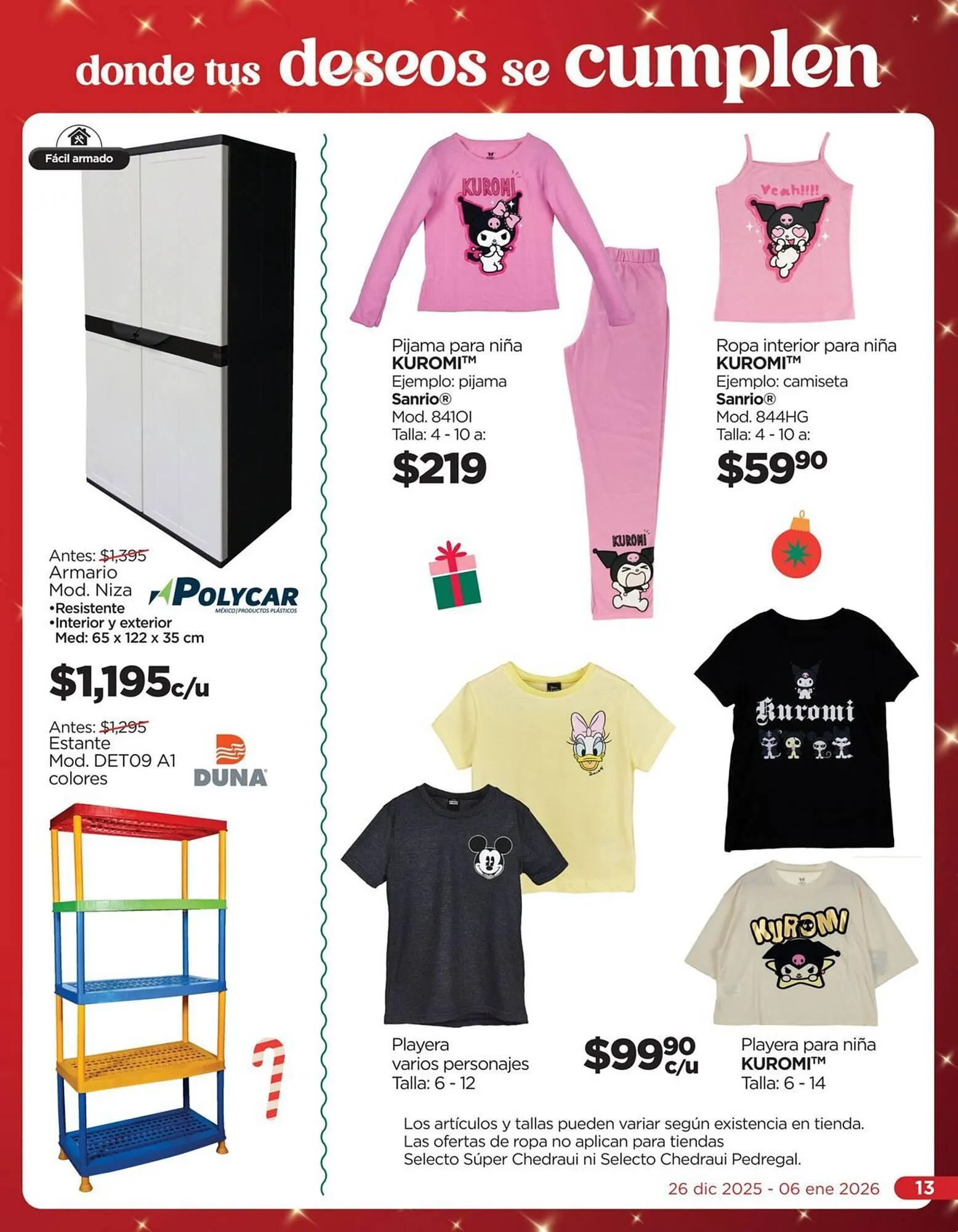 Catálogo de Folleto Chedraui 26 de diciembre al 6 de enero 2026 - Pagina 13
