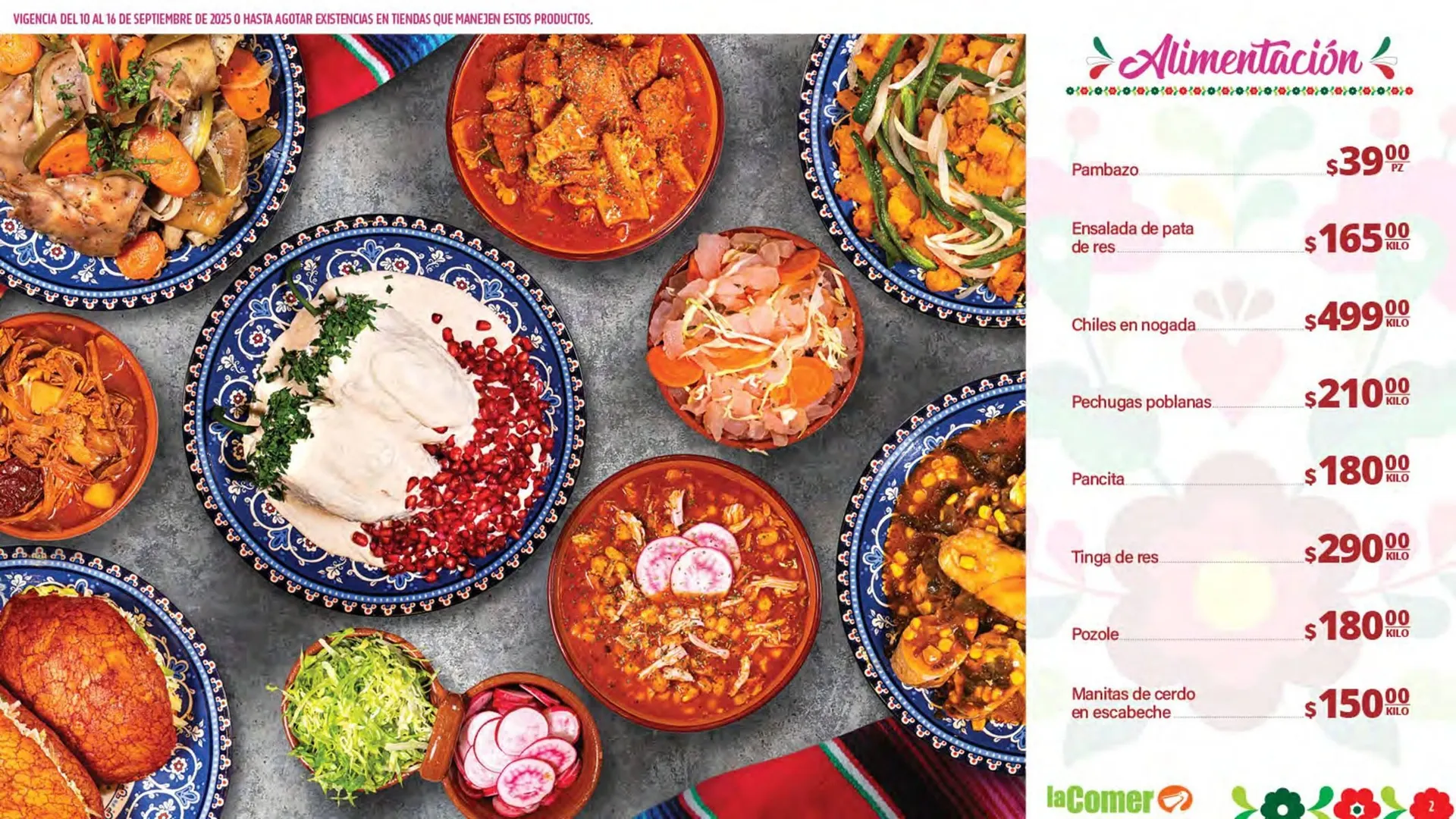 Catálogo de Folleto La Comer 10 de septiembre al 16 de septiembre 2025 - Pagina 2