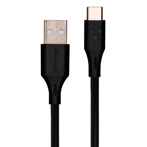Cable Usb A Usb Tipo C Vorago Cab-C02B 2 Metros Negro