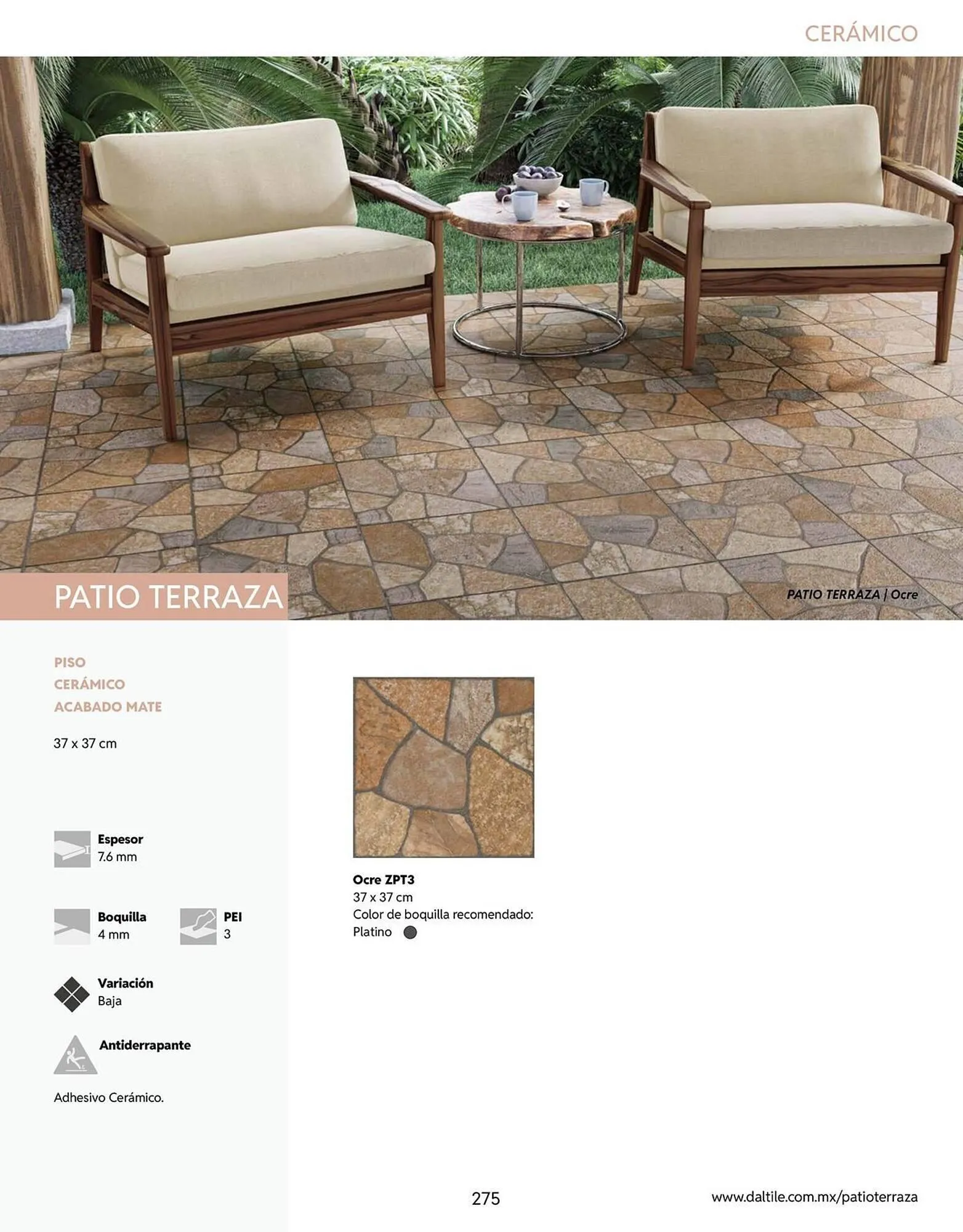 Catálogo de Catálogo Daltile 13 de enero al 31 de diciembre 2026 - Pagina 275