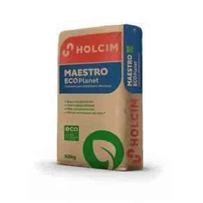 Cemento Mortero Maestro Holcim 50 Kgs