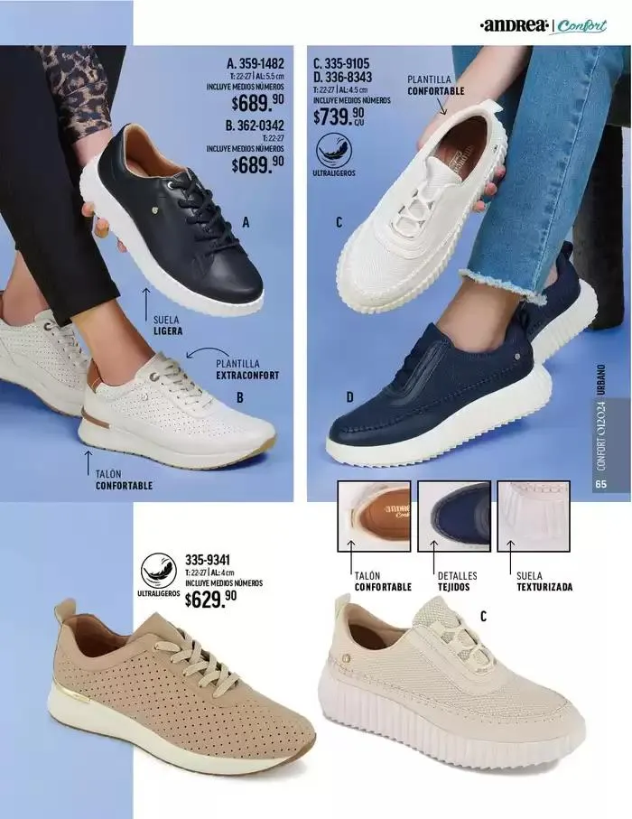Catálogo de ANDREA - CALZADO CONFORT 26 de agosto al 25 de enero 2025 - Pagina 63