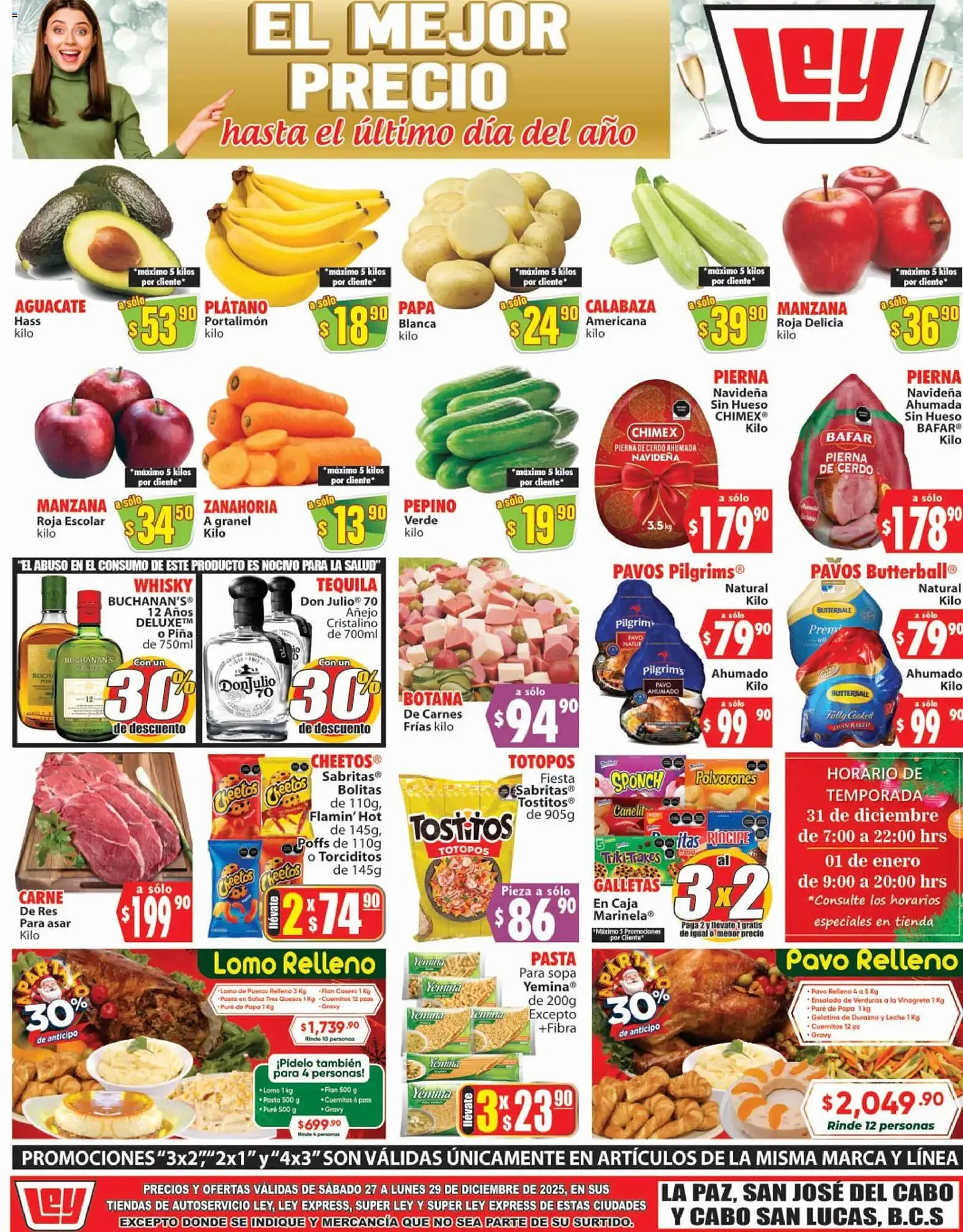 Catálogo de Folleto Casa Ley 27 de diciembre al 29 de diciembre 2025 - Pagina 1