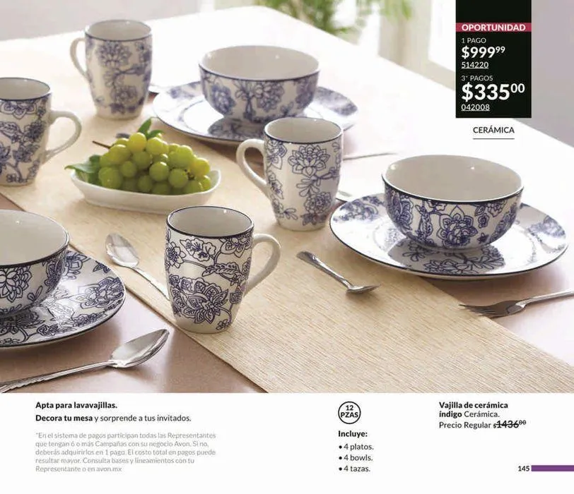 Catálogo de Avon Casa & Estilo C16 31 de agosto al 7 de octubre 2024 - Pagina 145