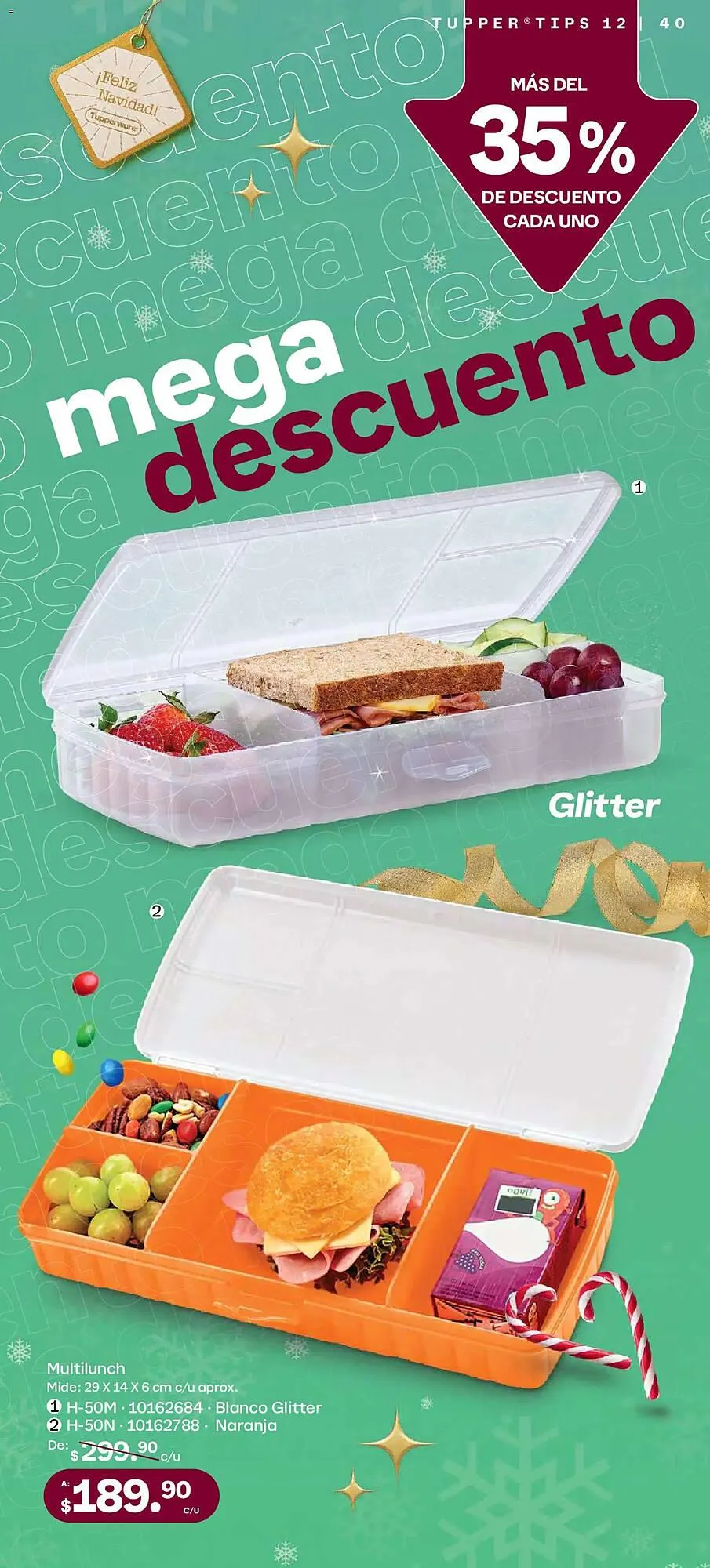 Catálogo de Catálogo Tupperware 3 de noviembre al 1 de diciembre 2025 - Pagina 40