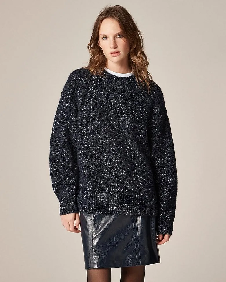 Relaxed crewneck pullover